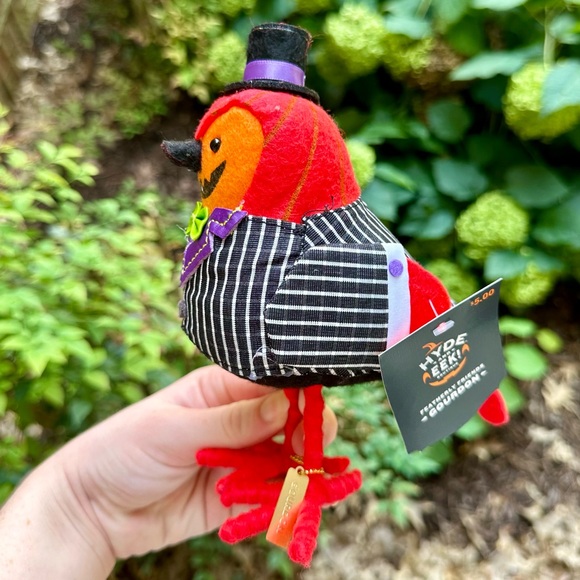 Target Hyde & EEK! Halloween Jack O Lantern Felt Fabric Bird “Gourdon” - Picture 2 of 5